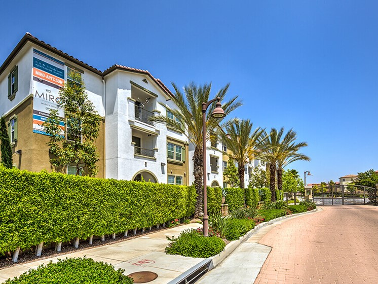 Property Exterior at Miro Apartments, Santa Fe Springs, CA